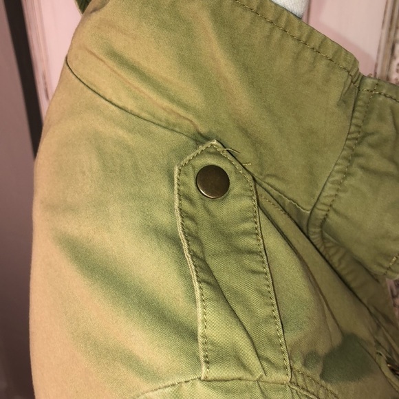 Love Tree Army Green Basic Go To Jacket Size Small - Picture 9 of 13